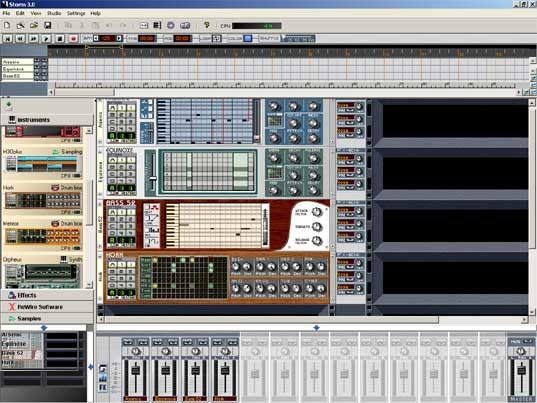 Arturia Storm Virtual Music Studio (Macintosh and Windows), Main