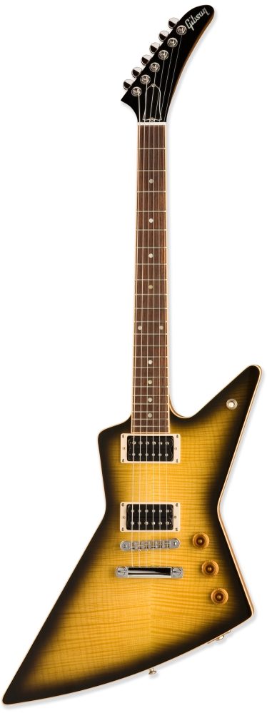 Gibson Explorer Pro Electric Guitar with Flame Maple Top (with Case)