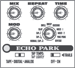 Line 6 MS1 Echo Park ToneCore Pedal | zZounds