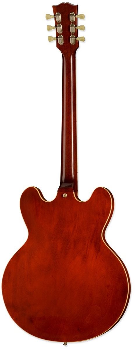 Gibson Custom Shop ES335 1960 Anniversary Electric Guitar (with Case), Antique Faded Cherry - Back