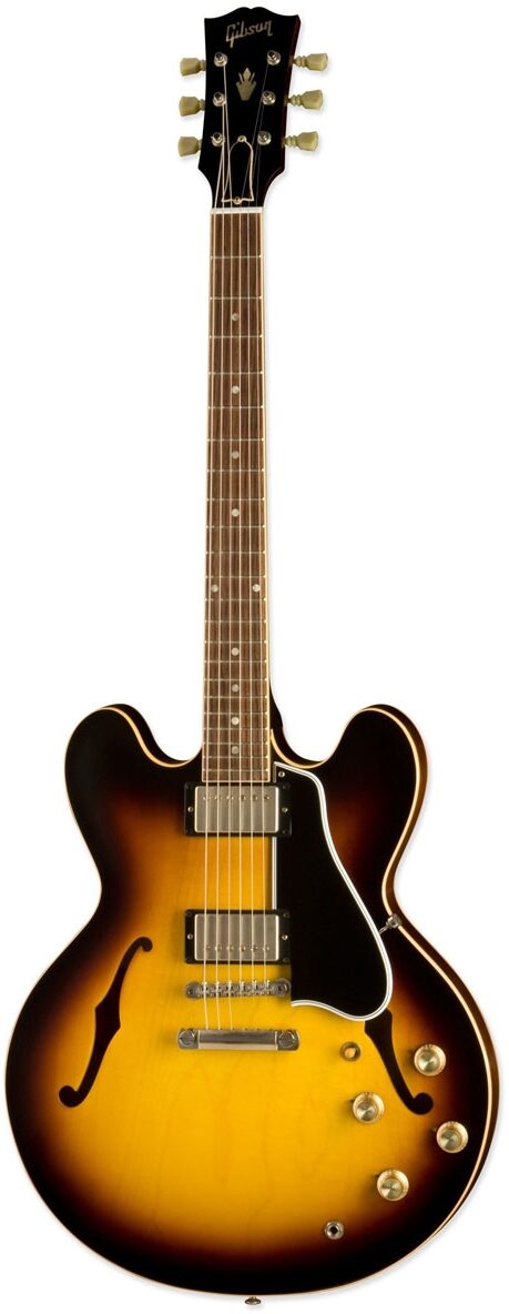 Gibson Custom Shop ES335 1960 Anniversary Electric Guitar (with Case), Antique Vintage Sunburst
