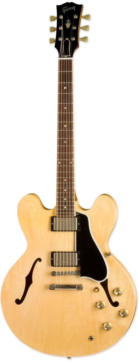 Gibson Custom Shop ES335 1960 Anniversary Electric Guitar (with Case), Antique Natural