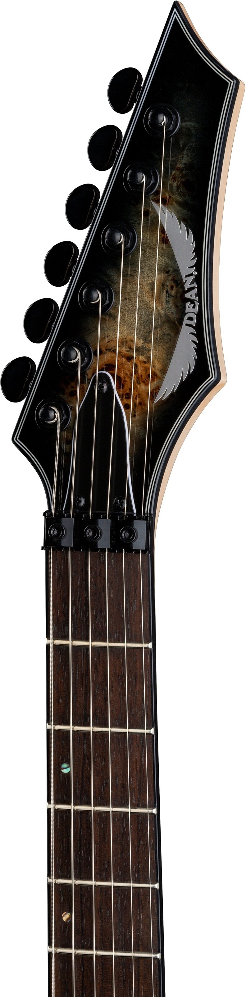 Dean Exile Select Floyd Fluence Electric Guitar, Detail Headstock