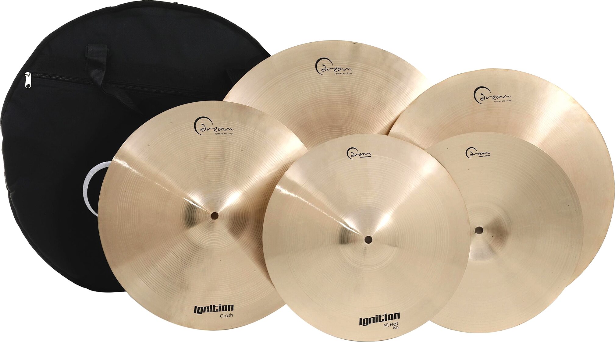 Dream IGNCP4 Ignition Cymbal Pack, New, Action Position Back