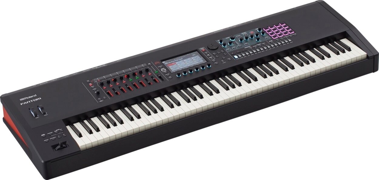 Roland Fantom 8 Music Synthesizer Workstation Keyboard, 88-Key, New, ve