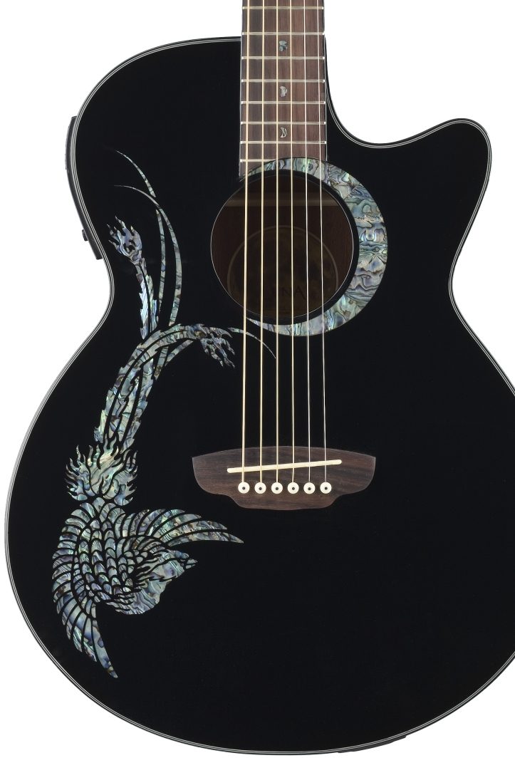Luna Fauna Series Phoenix Acoustic-Electric Guitar, Body