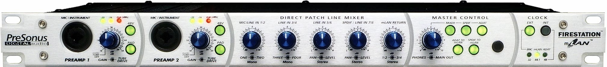 PreSonus FireStation Firewire Audio Interface, Angle