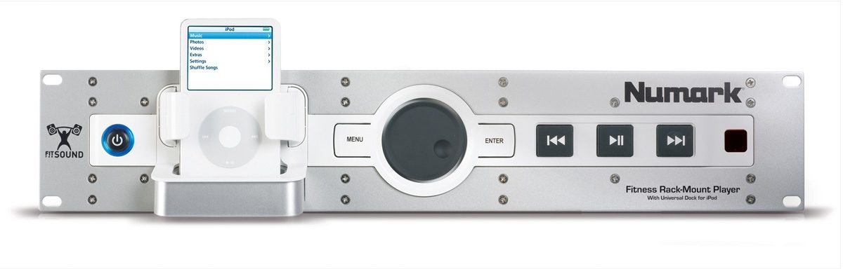 Numark Fit for Sound Rackmount Music Player for iPod, Front