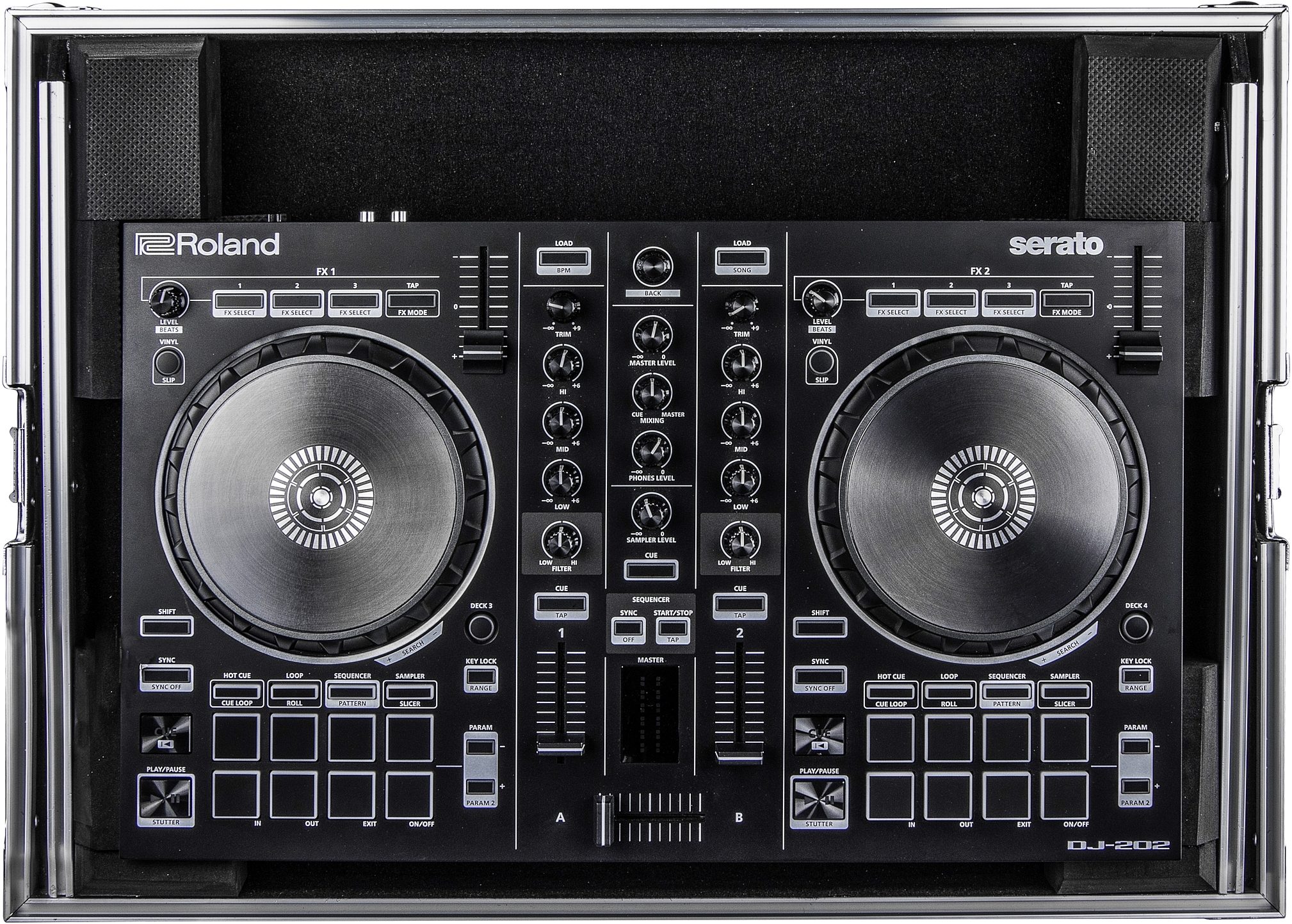 Odyssey FRGSDJ202 Case for Roland DJ-202, Action Position Back