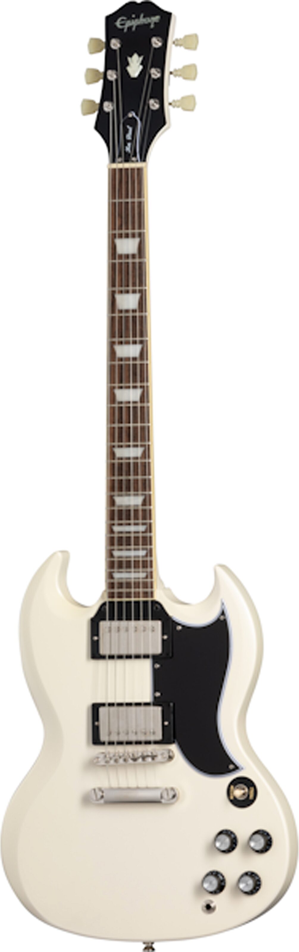 Epiphone 1961 Les Paul SG Standard Electric Guitar (with Case), Action Position Back