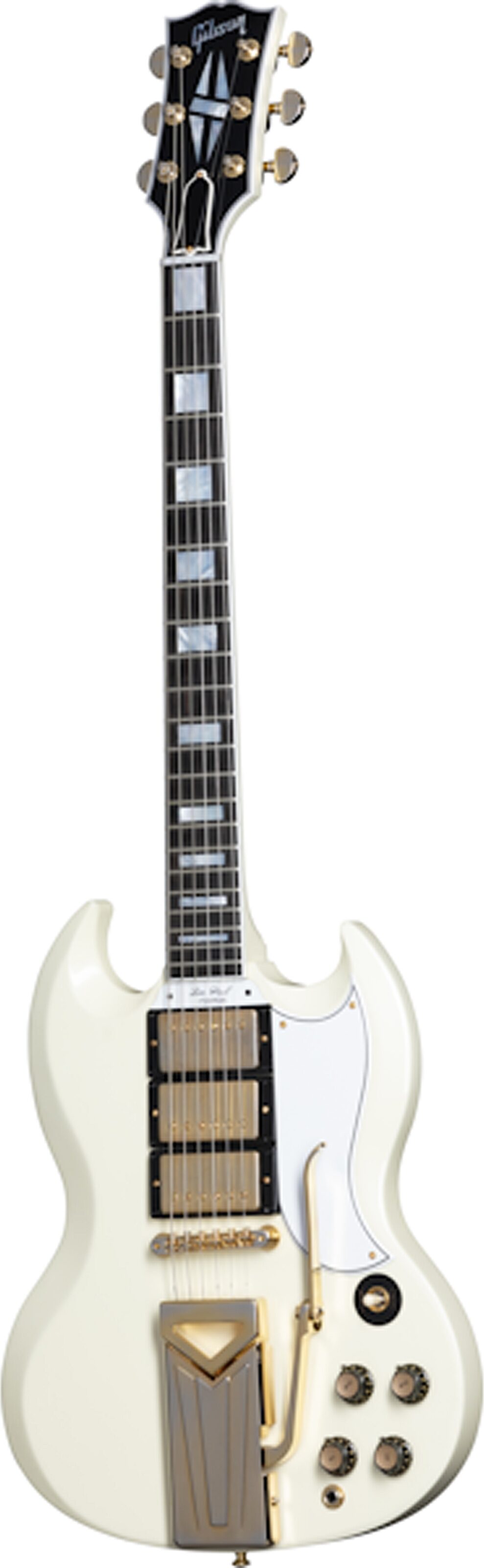 Gibson Custom 60th Anniversary 1961 Les Paul SG Custom VOS Electric Guitar (with Case), Action Position Back