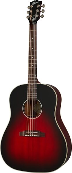 Gibson Slash J-45 Acoustic-Electric Guitar (with Case), Vermillion Burst, Open Box (Very Good), Action Position Front