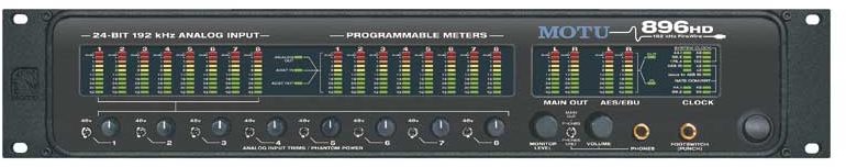 Mark of the Unicorn (MOTU) 896 Crossplatform Firewire Audio Interface (Macintosh and Windows), Main