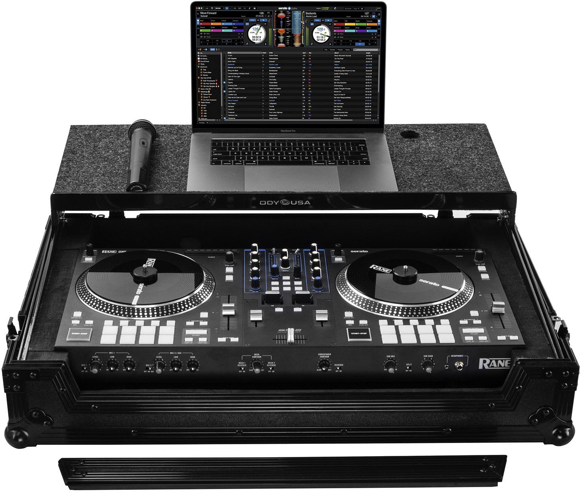 Odyssey FZGS RANE ONE BL Case for Rane One, Action Position Back