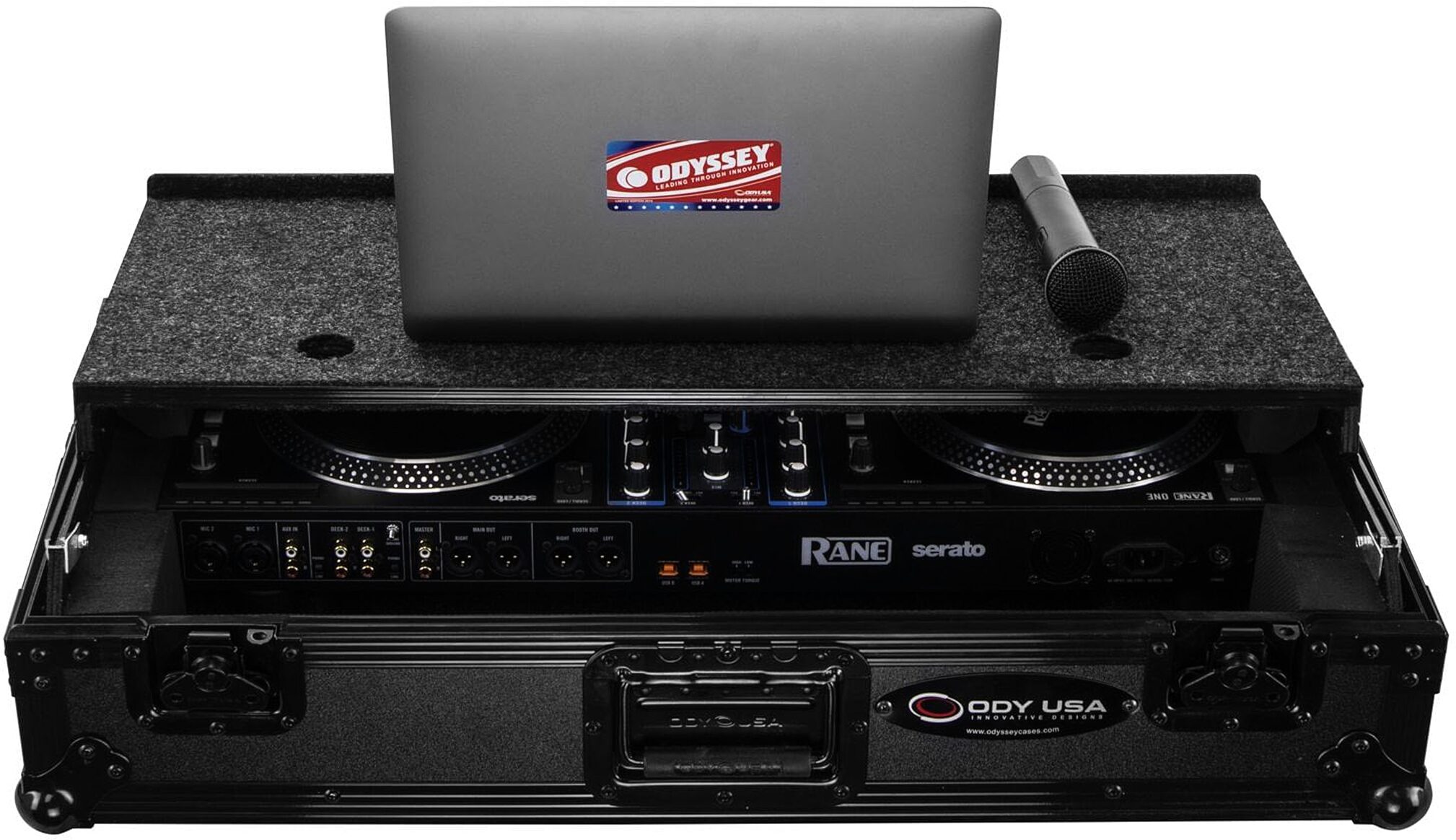 Odyssey FZGS RANE ONE BL Case for Rane One, Action Position Back