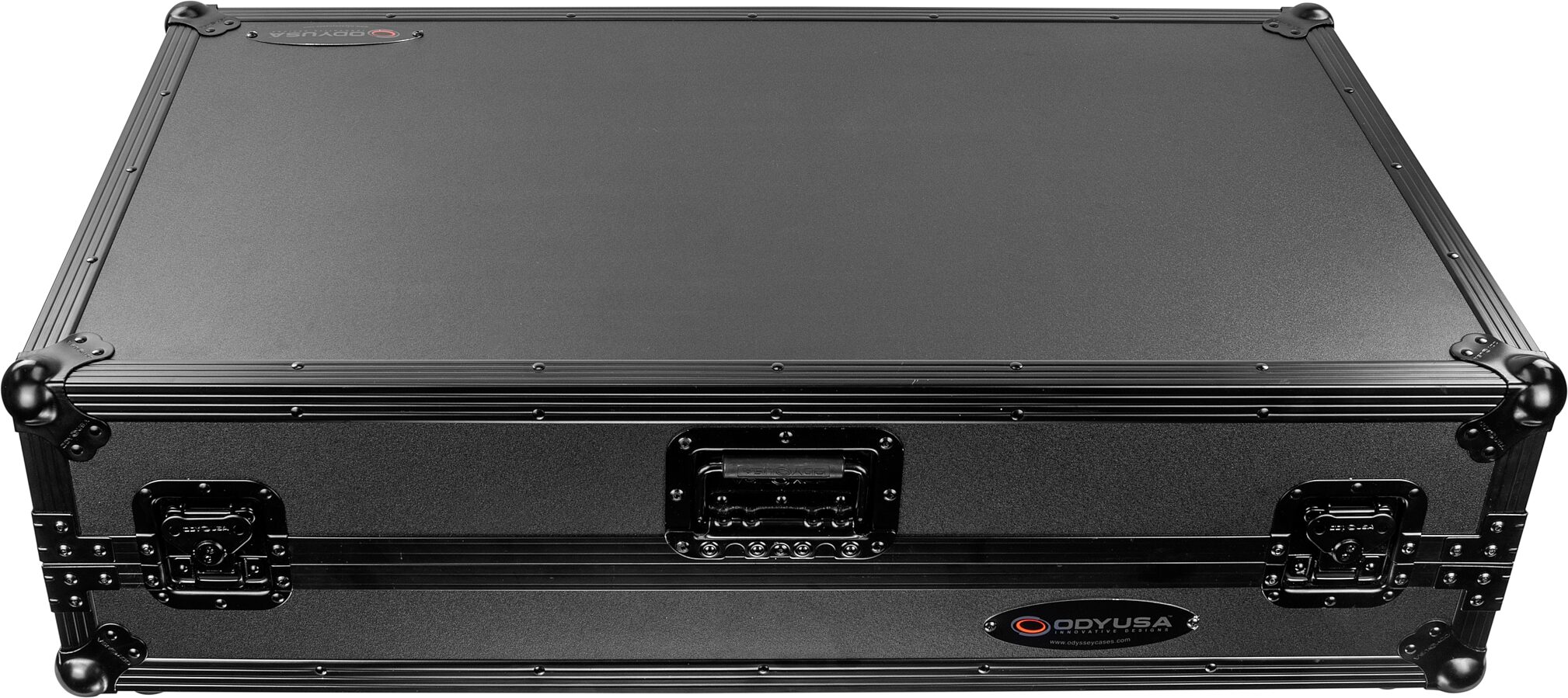 Odyssey FZGSXDJXZW1BL Black Label Case for Pioneer XDJ-XZ with Wheels and  1U Rack