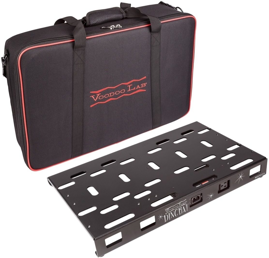 Voodoo Lab Dingbat Medium Pedalboard (with Bag), With Pedal Power 3, view