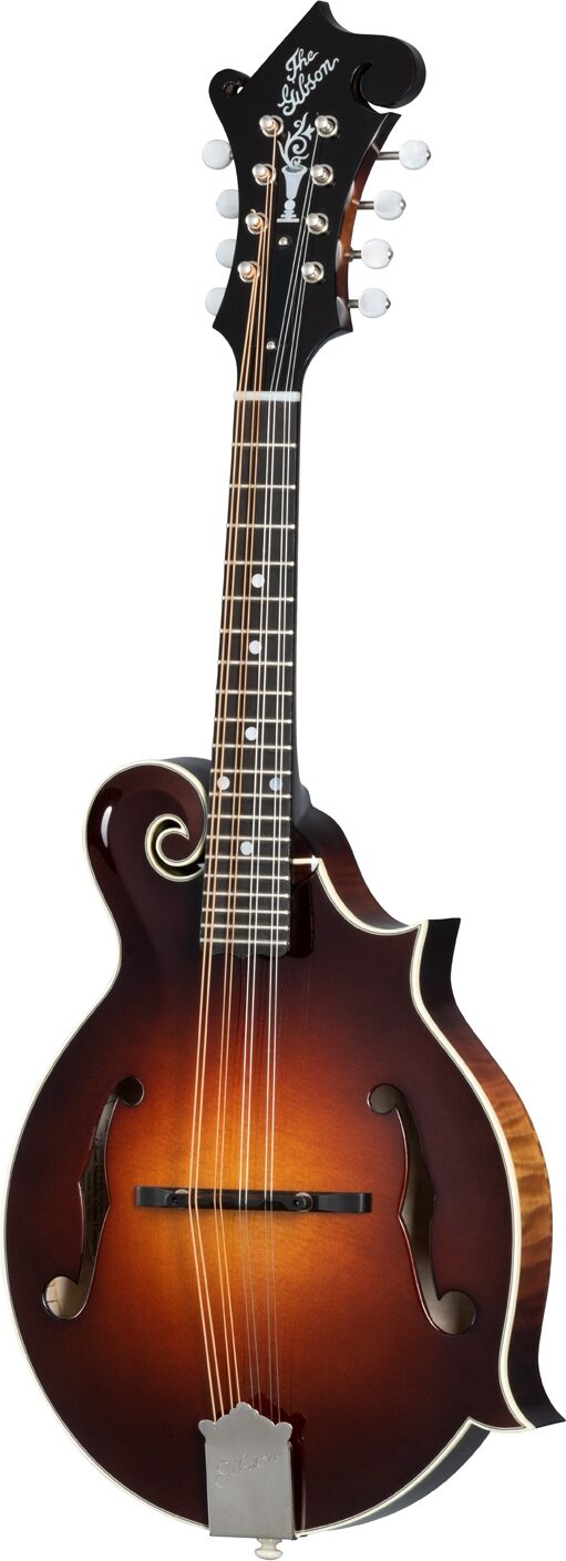 Gibson Custom Shop F-5G Mandolin (with Case), Dark Burst, Action Position Back