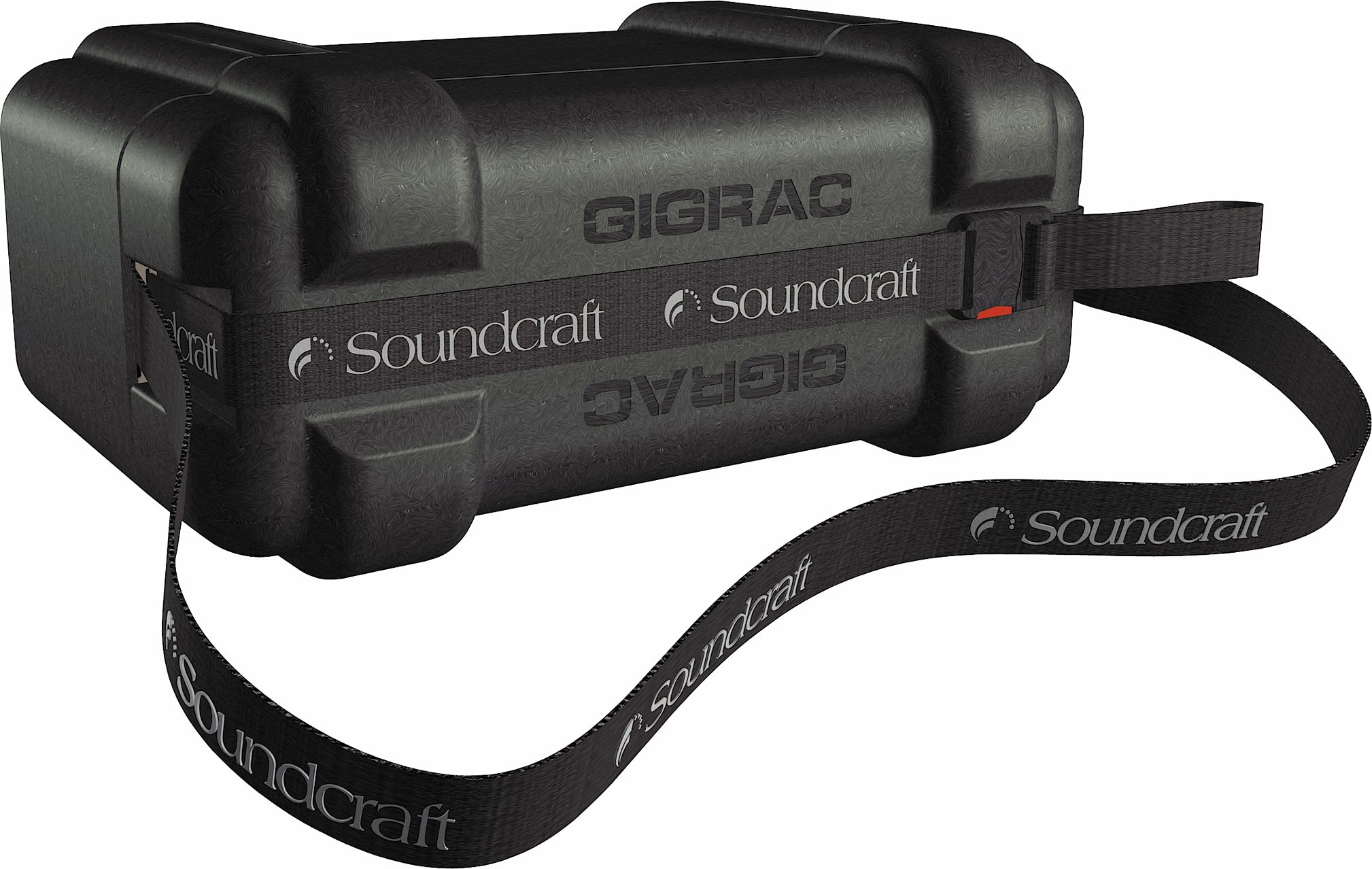 Soundcraft GigRac 300 Powered Mixer (300 Watts), Cased