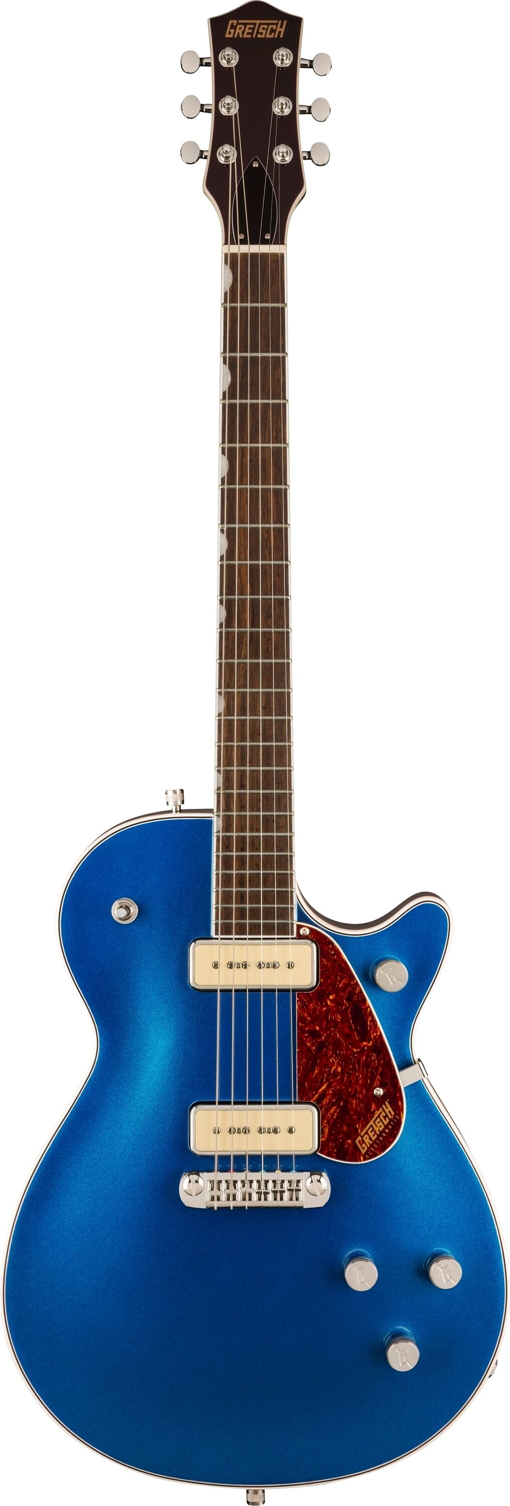 Gretsch G5210-P90 Electromatic Jet Electric Guitar, Fairlane Blue, Open Box (Very Good), Action Position Back