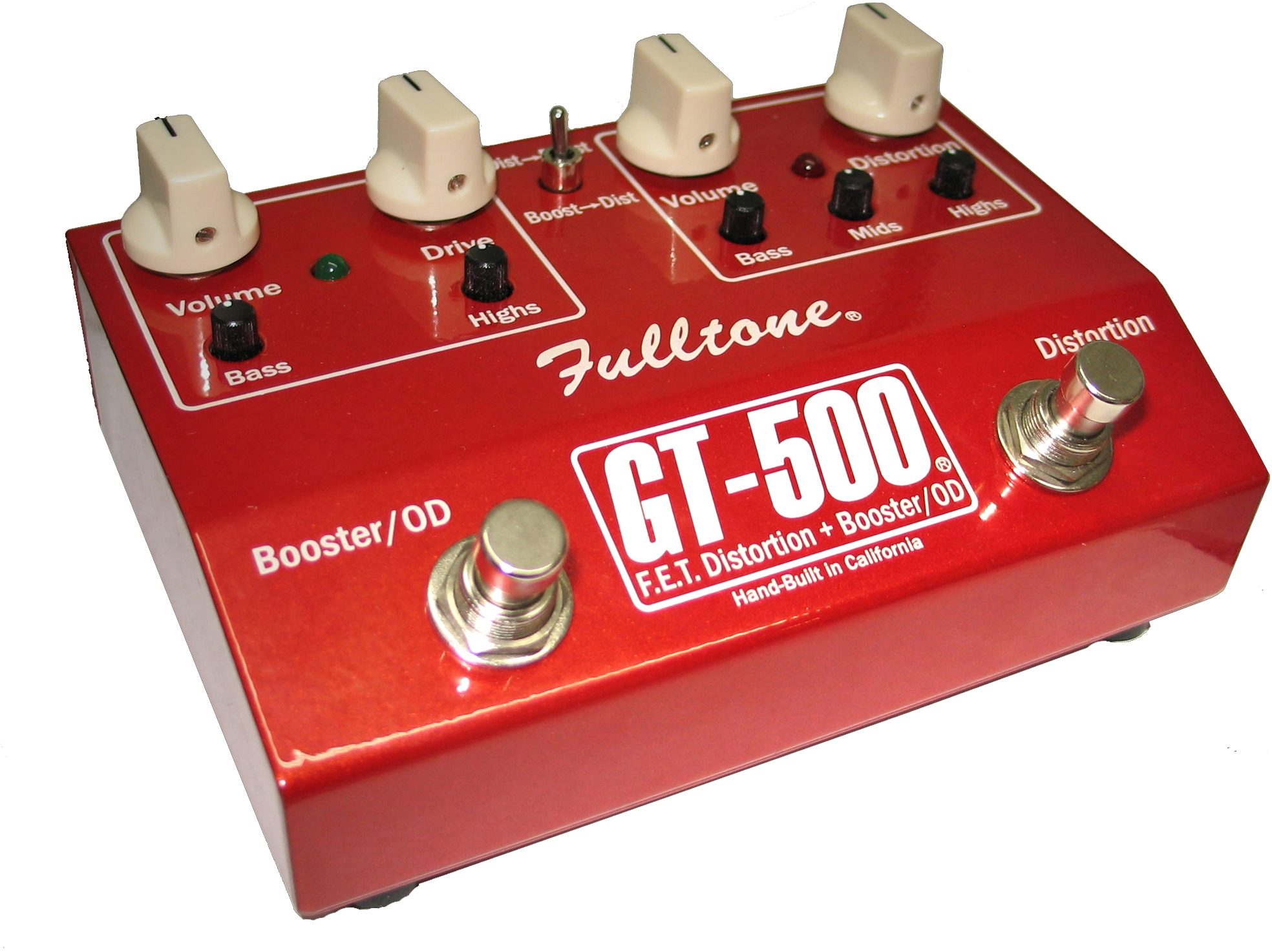 Fulltone GT500 Distortion and Booster Pedal, Main