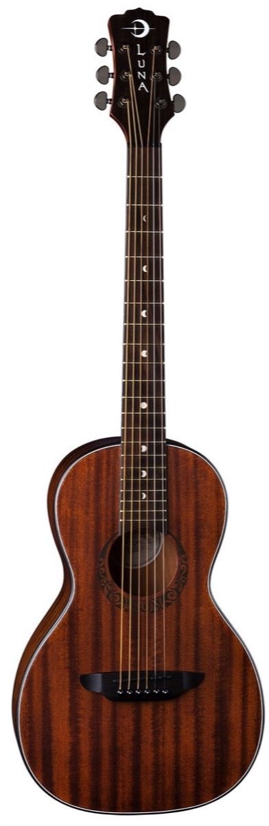 Luna Gypsy Muse Parlor Acoustic Guitar, Main