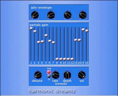 Cycling '74 Pluggo 3.1 VST MAS RTAS (Macintosh), Synth - Harmonic Dreamz