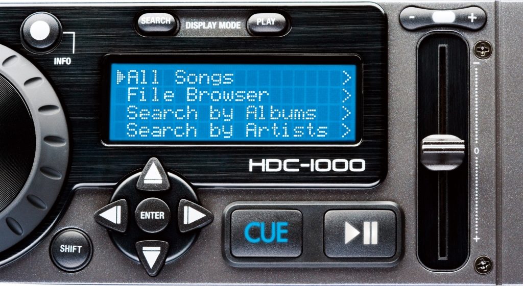 Cortex HDC1000 Dual Digital Music Controller, Display