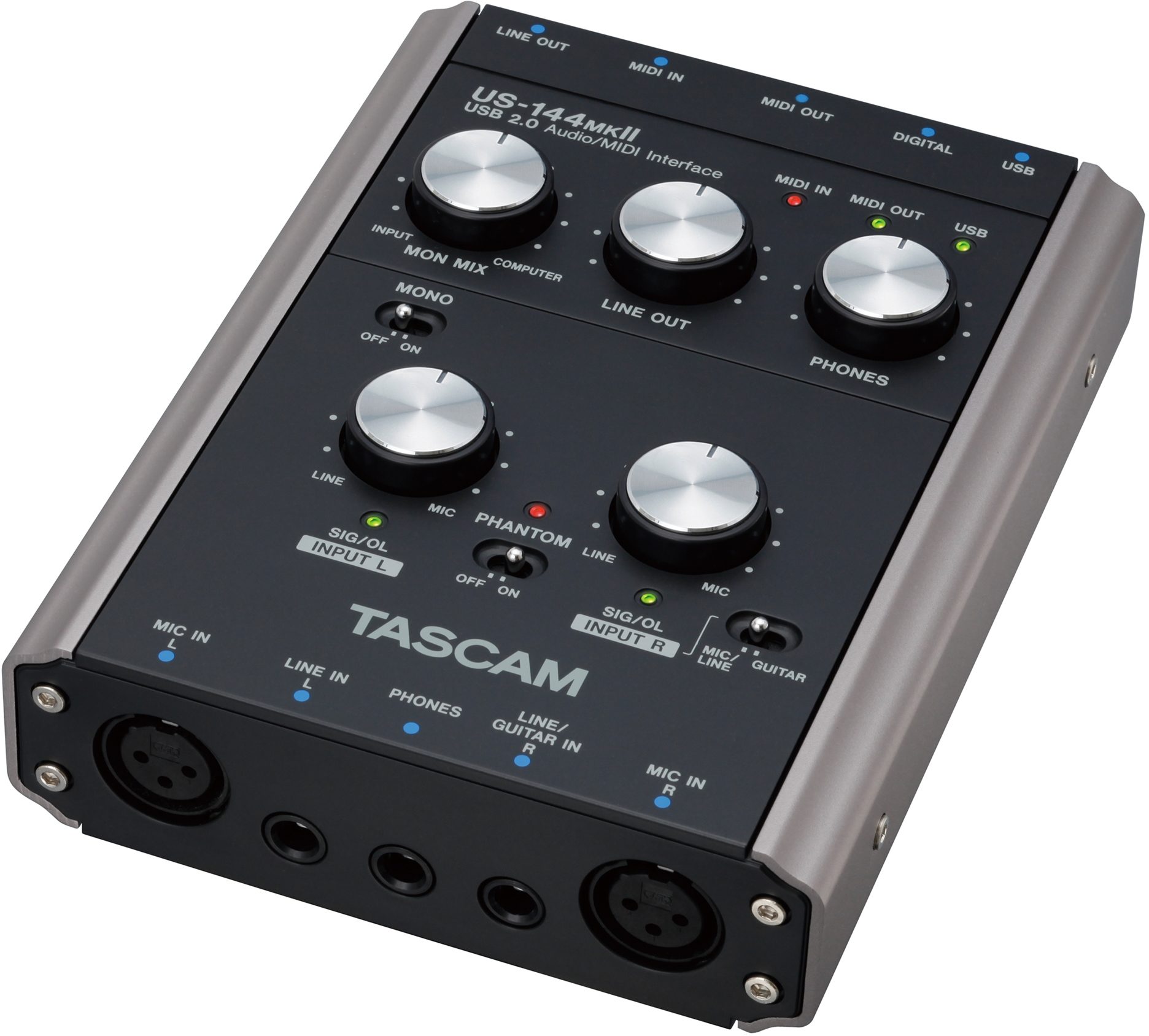Moralsk Trække på stemning TASCAM US-144 MKII USB Audio Interface | zZounds
