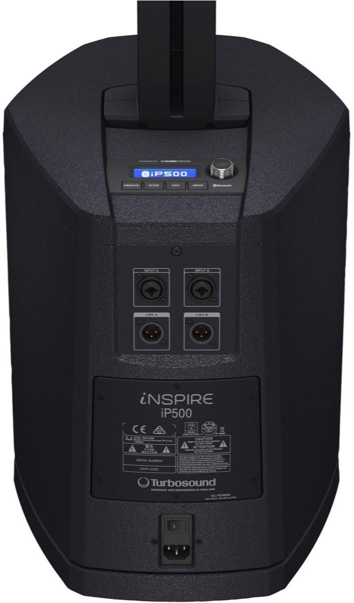Turbosound iNSPIRE iP500 Powered Column PA Speaker System (600 Watts), Rear