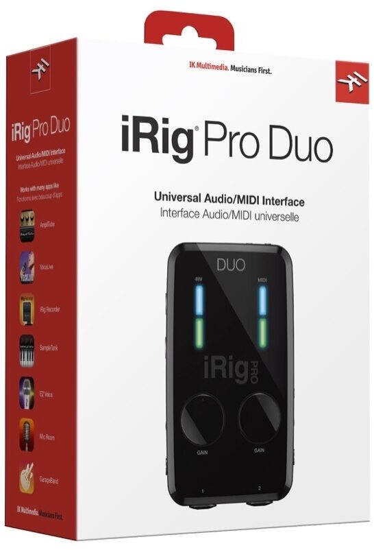IK Multimedia iRig Pro Duo I/O 2-Channel Audio/MIDI Interface - Vintage King