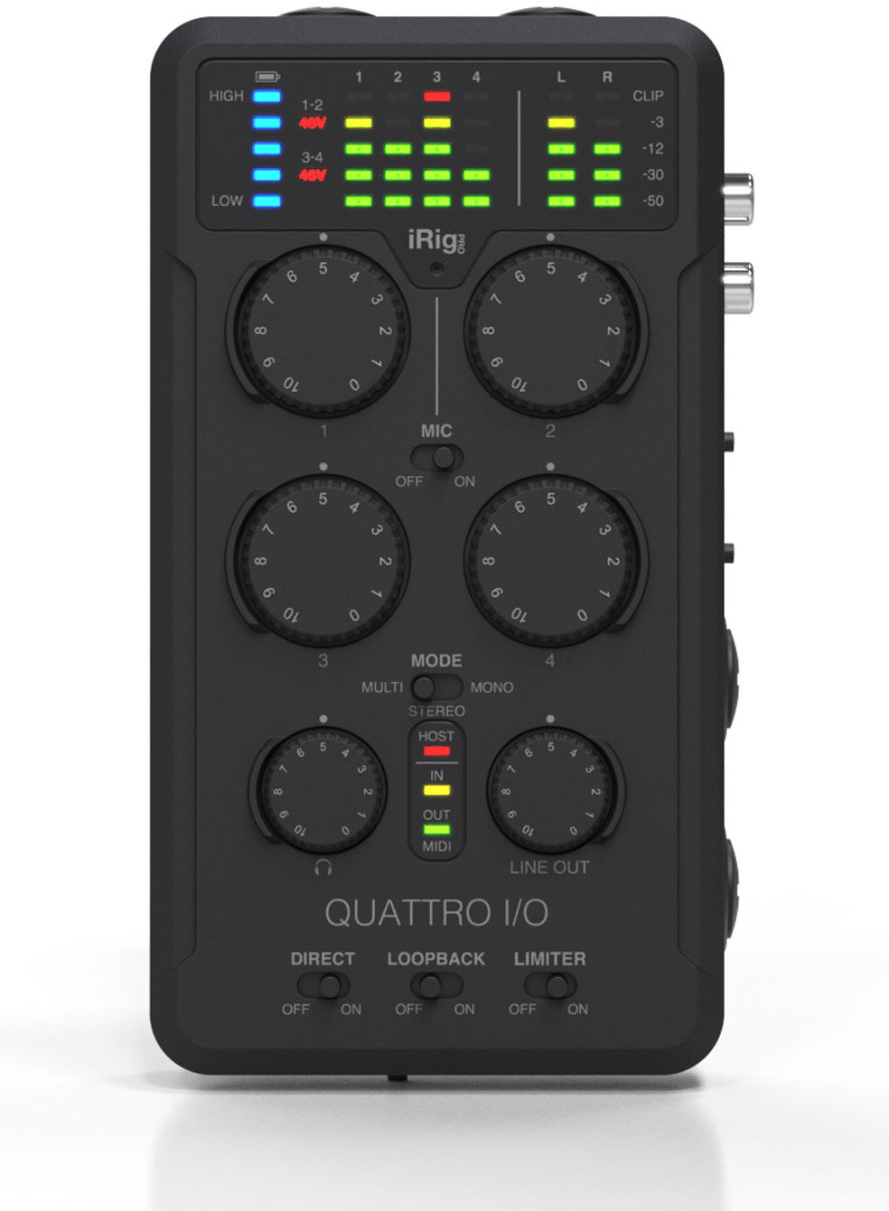 IK Multimedia iRig Pro Quattro I/O Audio Interface