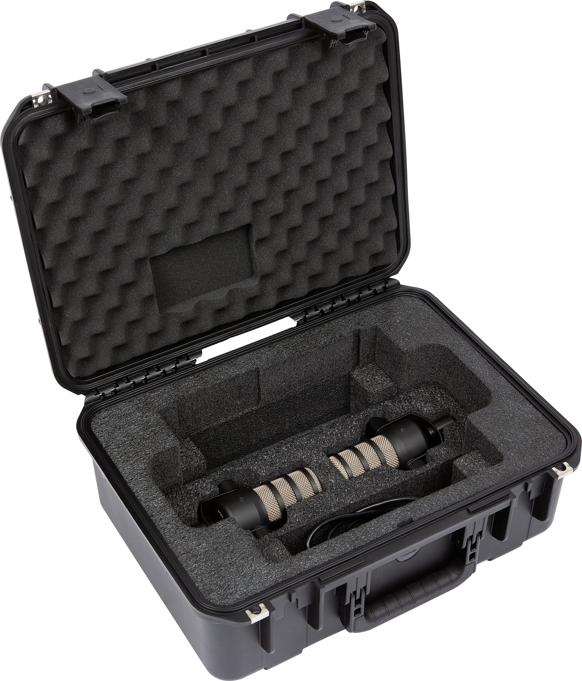 SKB iSeries 3i1813-7-RP2 Case for Rode RODECaster Pro II and Microphones, 3i1813-7-RP2, Action Position Back