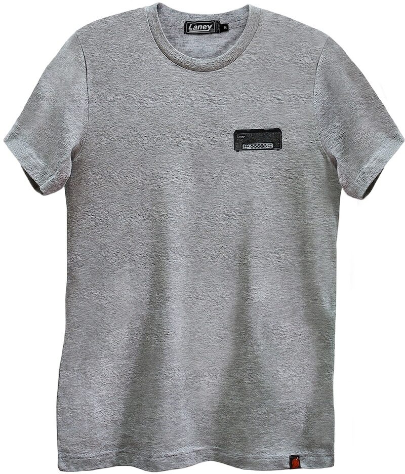 Laney Supergroup Logo T-Shirt, Grey, Small, view