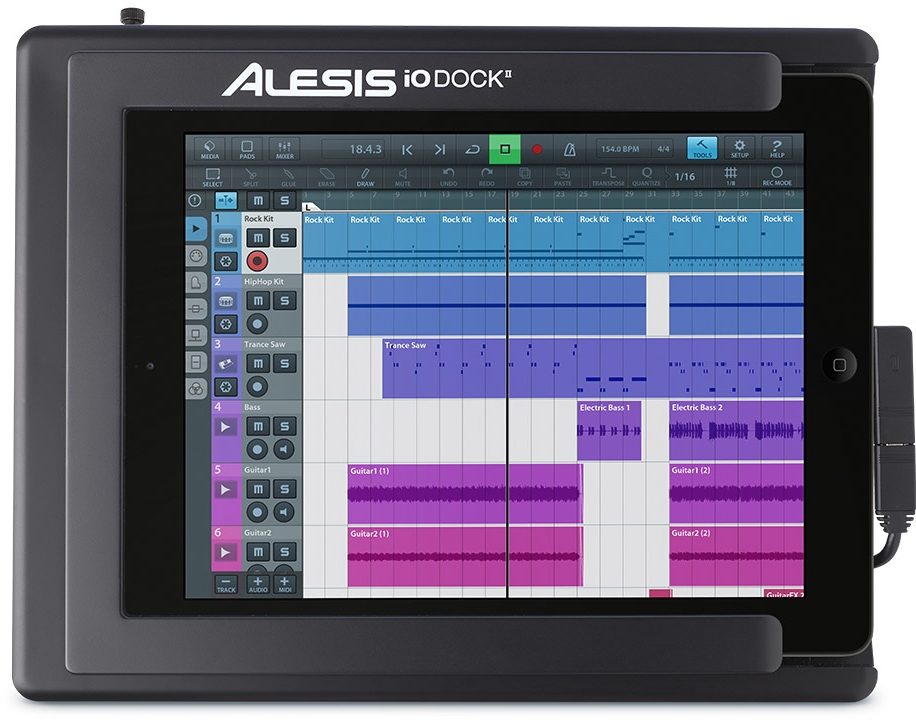 Alesis iO Dock II Universal Pro Audio Dock for iPad | zZounds