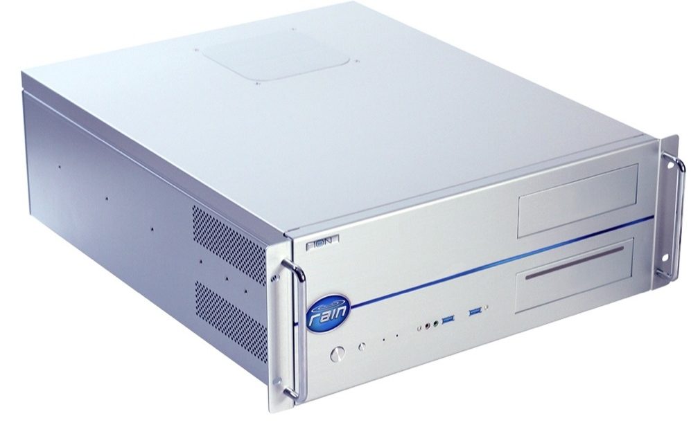Rain Computers ION Six Core Audio Computer, Angle