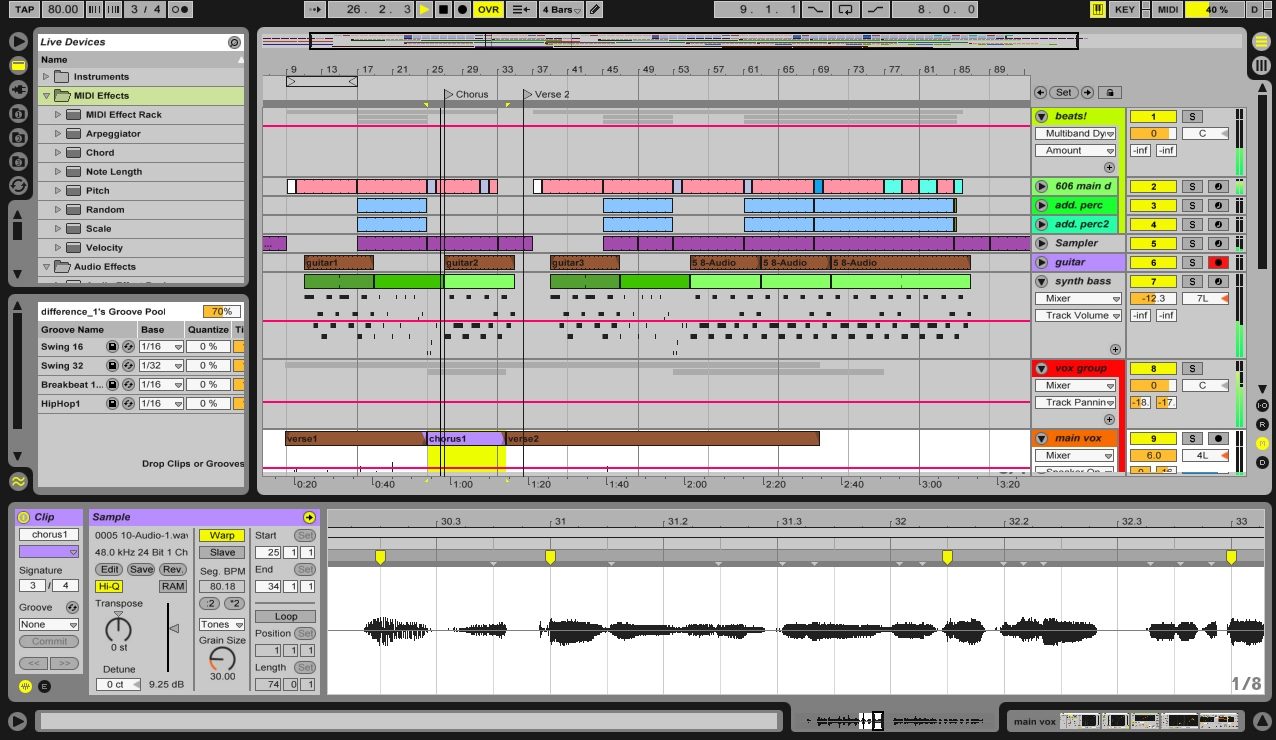 Ableton Live 8 Production Software, Mac/Windows | zZounds