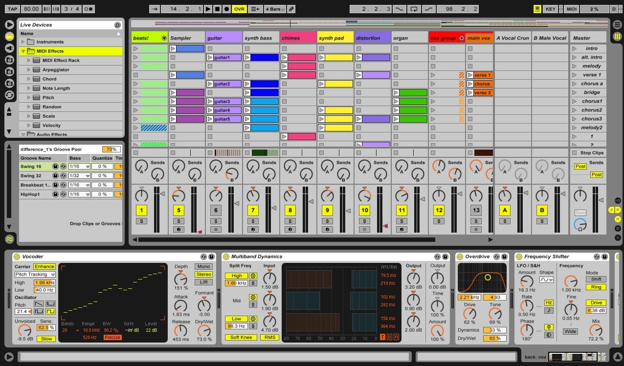 Ableton Live 8 Production Software, Mac/Windows | zZounds
