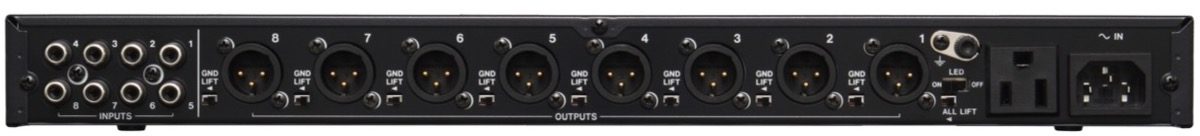 TASCAM LA-80MKII 8-Channel Unbalanced to Balanced Line Amplifier, Alt