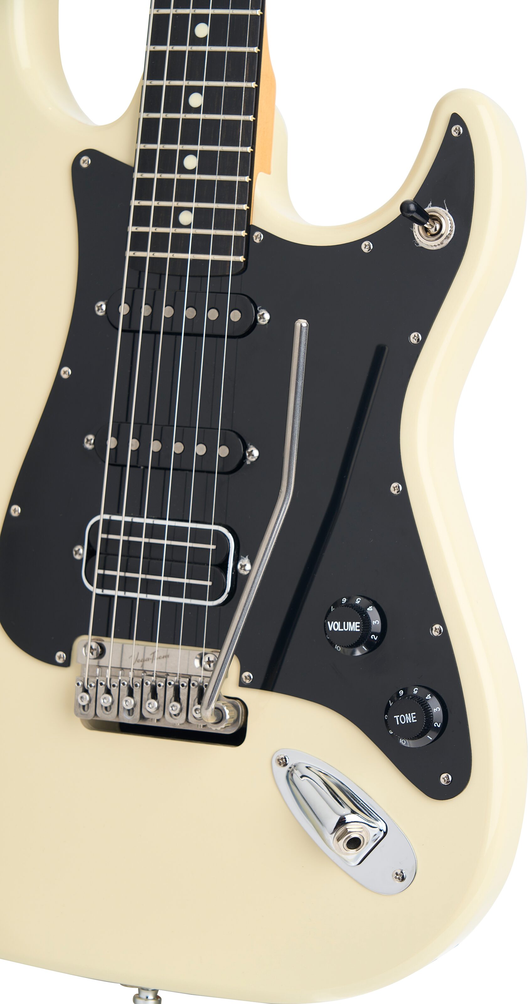 Lerxst Limelight Vega Tremolo Electric Guitar (with Case), Action Position Back