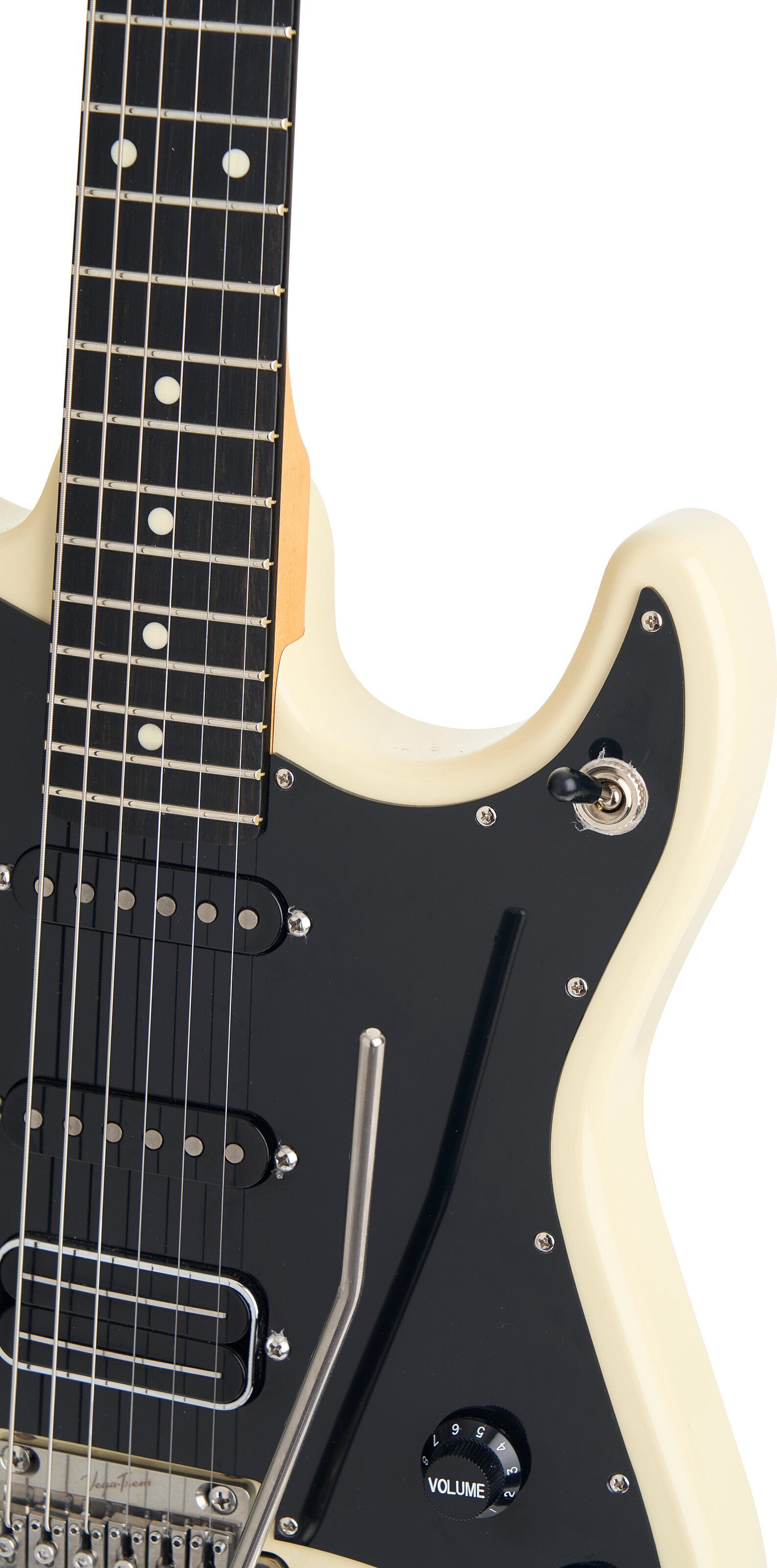 Lerxst Limelight Vega Tremolo Electric Guitar (with Case), Action Position Back