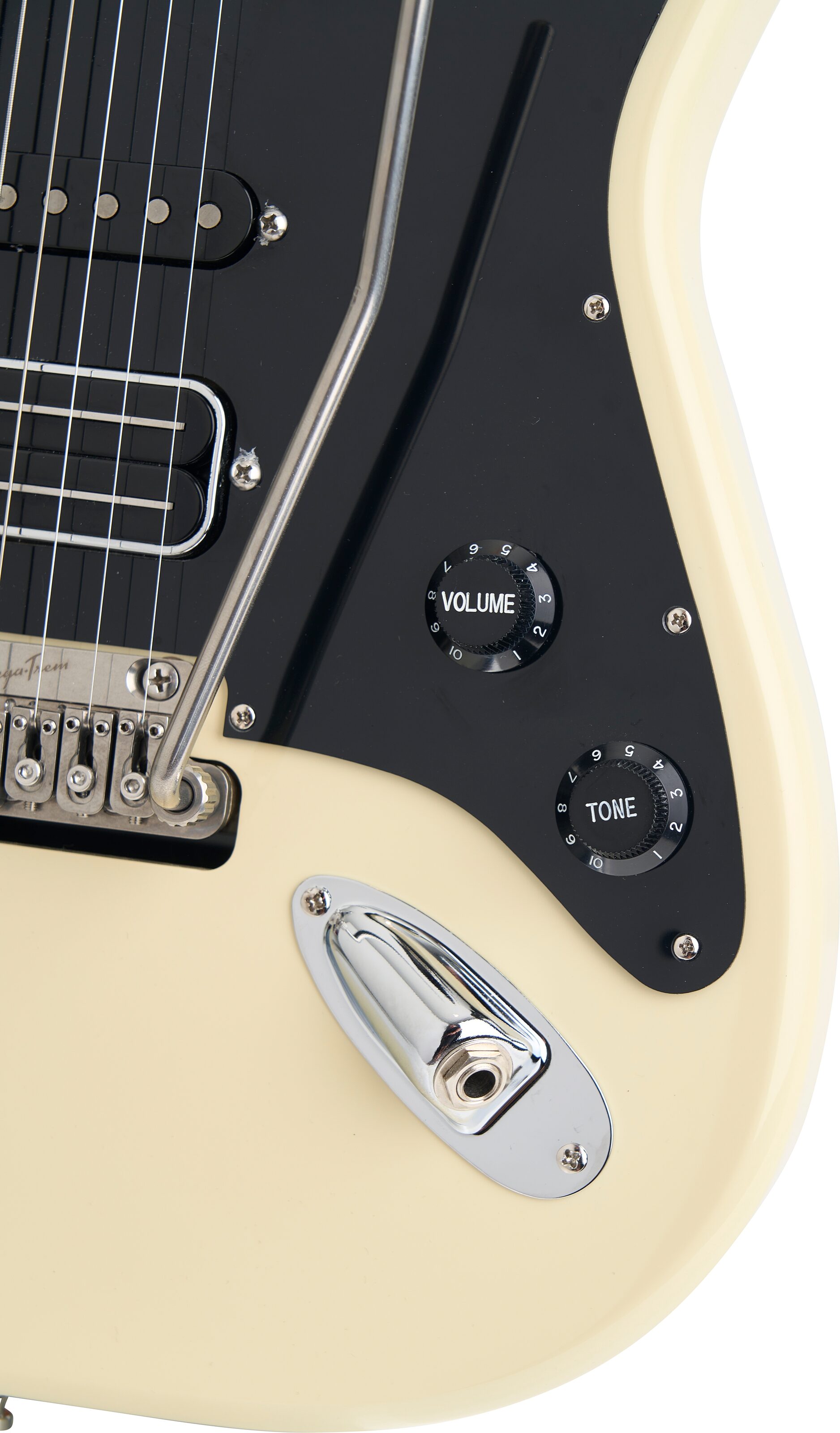 Lerxst Limelight Vega Tremolo Electric Guitar (with Case), Action Position Back