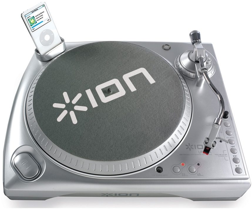Ion Audio LP DOCK USB Turntable with iPod Dock, Top