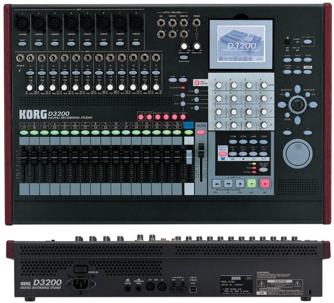 Korg D3200 32-Track Hard Disk Recording Workstation | zZounds