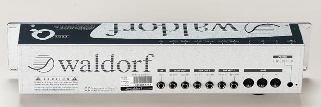 Waldorf MicroQ Lite Synth Module, Rear
