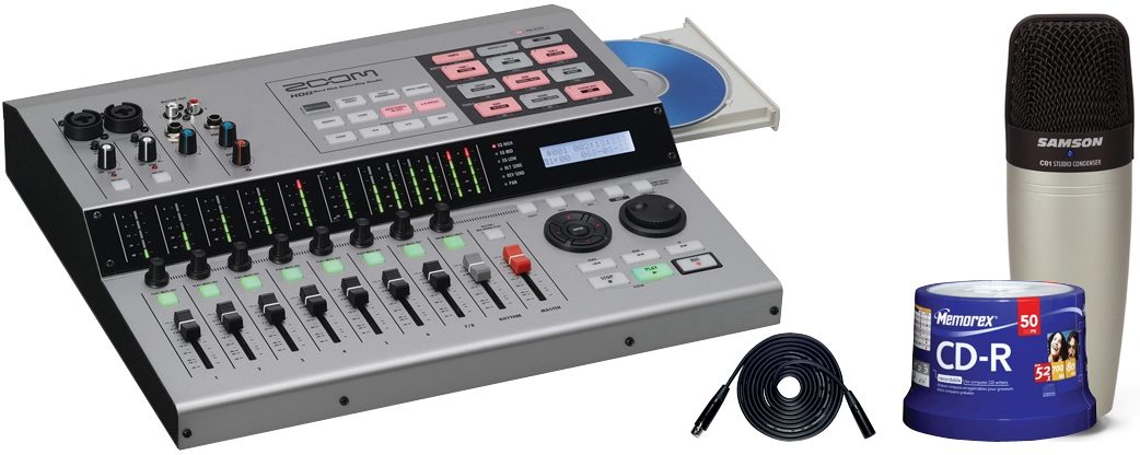 ZOOM HD8 Hard Disk Recording Studio w/Adapter | eBay