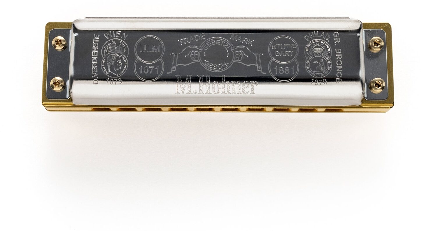 Hohner Marine Band Crossover Harmonica, Key of A Major, Action Position Back