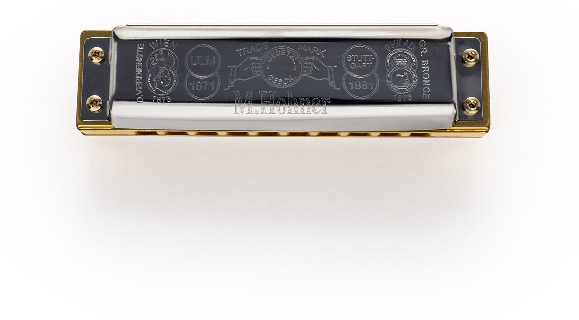 Hohner Marine Band Thunderbird Harmonica, Key of A Major Low, Action Position Back