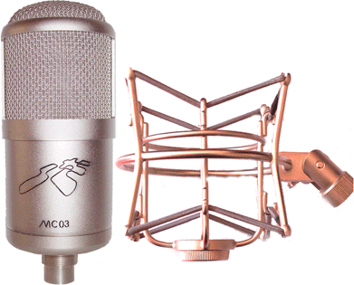 SM Pro Audio MC03 Tube Microphone with Shock Mount and Case, Main