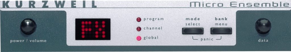Kurzweil ME1 Multi-Timbral 32-Voice MIDI Module, Front View